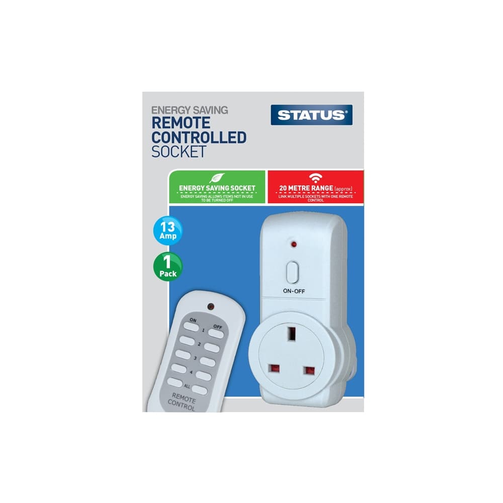 20M Eco Remote Switch Control Mains Power Plug Socket