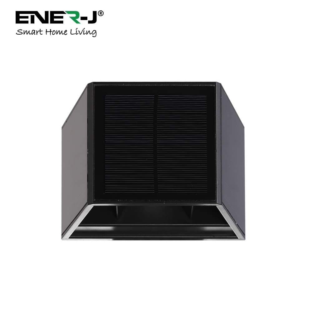 J Solar Powered Adjustable Beam Angle Wall Light