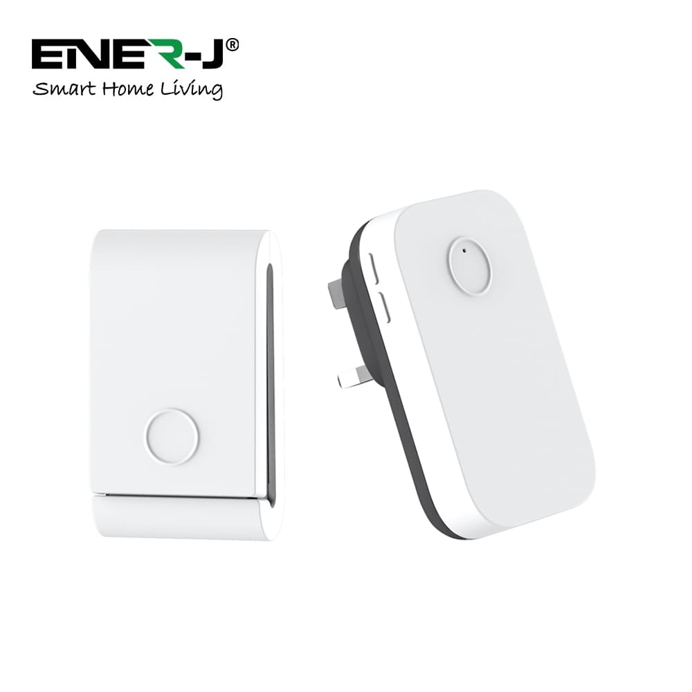 J Wireless Kinetic Doorbell Chime UK Plug