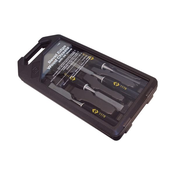 Wood Chisel Bevel Edged Set 4 Plus Sharpening