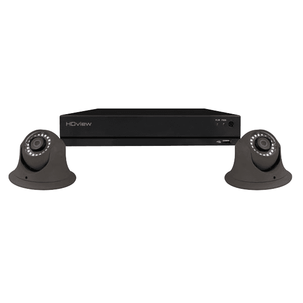 4 Channel Full HD CCTV System 2 Dome Cameras