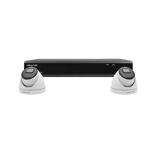 4 Channel HD CCTV System 2 Dome Cameras