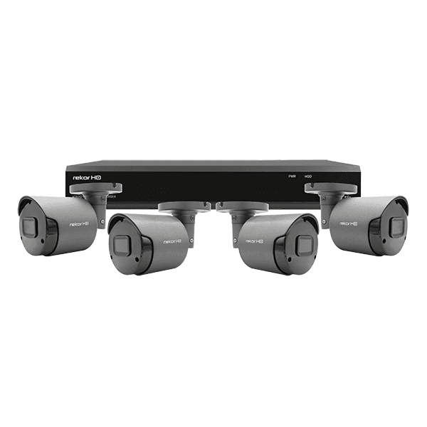 4 Channel HD CCTV System 4 Bullet Cameras