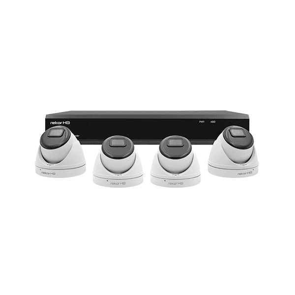 4 Channel HD CCTV System 4 Dome Cameras