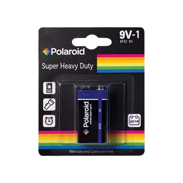Polaroid 1pc 9V Heavy Duty Battery
