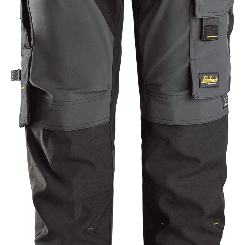 AllroundWork 4 way Stretch Trousers Steel Grey Black 212