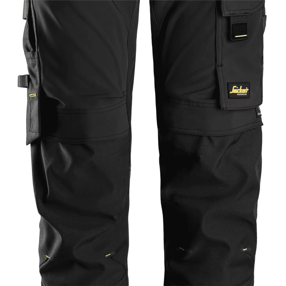 AllroundWork 4 way Stretch Trousers Holster Pockets Black Black 250