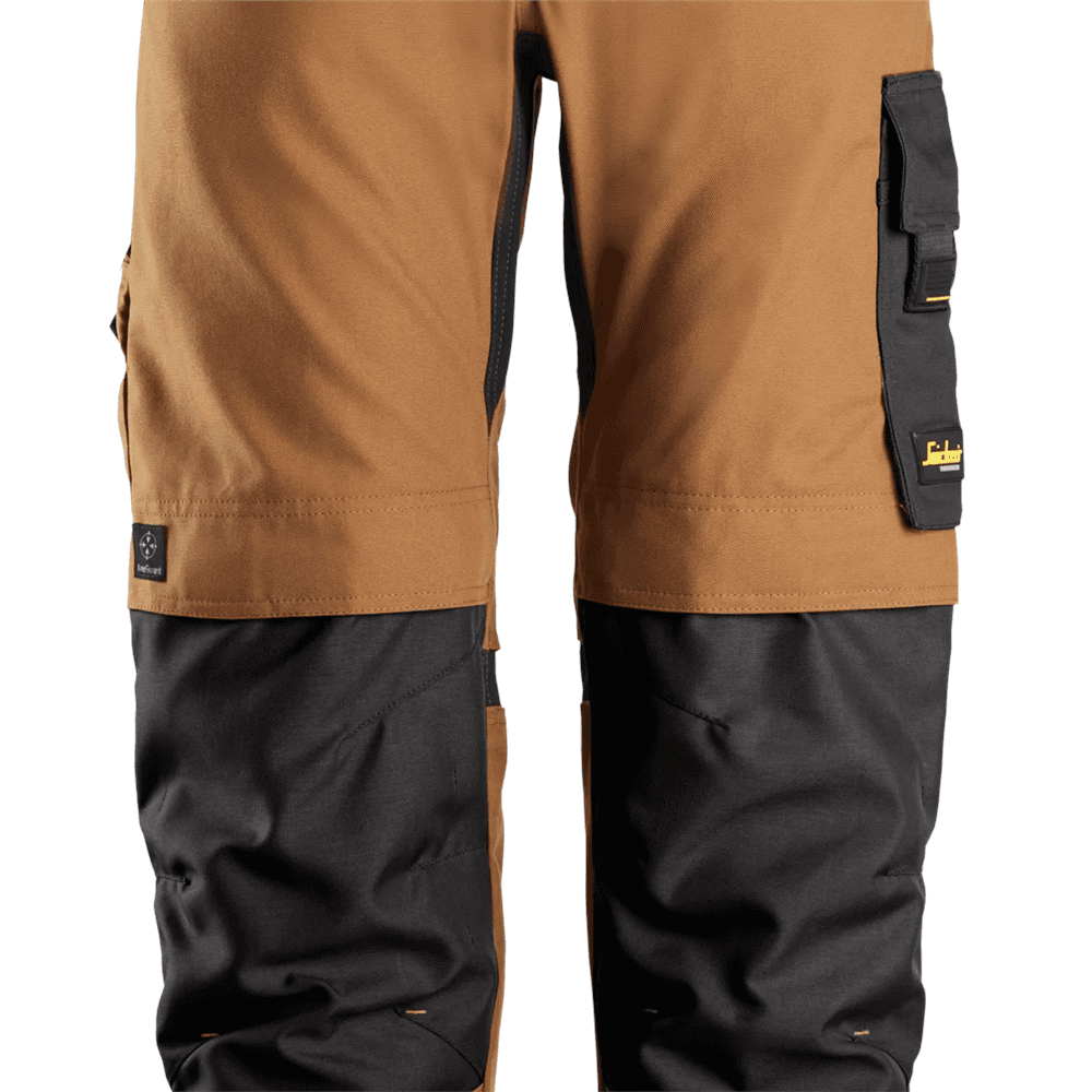 AllroundWork Canvas+ Stretch Work Trousers+ Brown Black 150