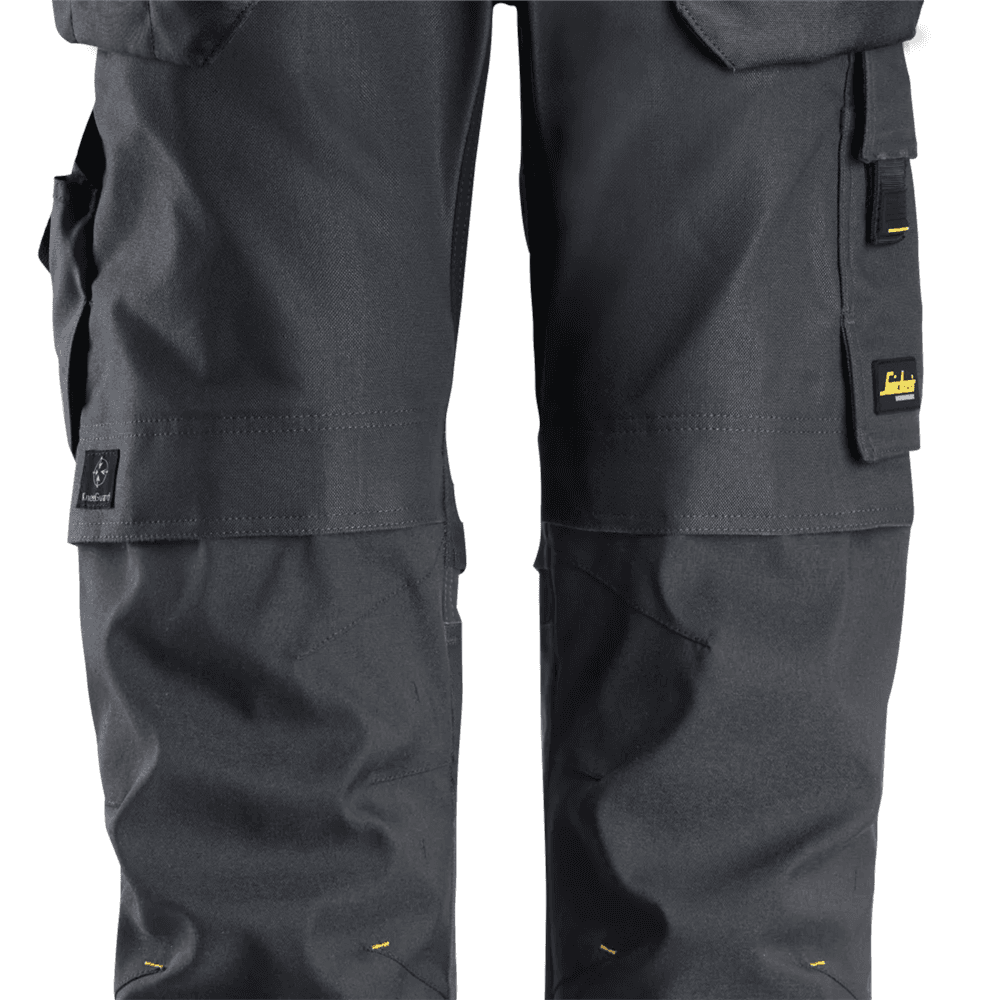 AllroundWork Canvas+ Stretch Work Trousers+ Holster Pockets Steel Grey Steel 158