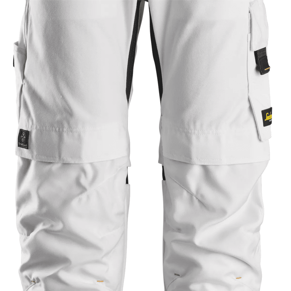 AllroundWork Canvas+ Stretch Work Trousers+ Holster Pockets White White 96