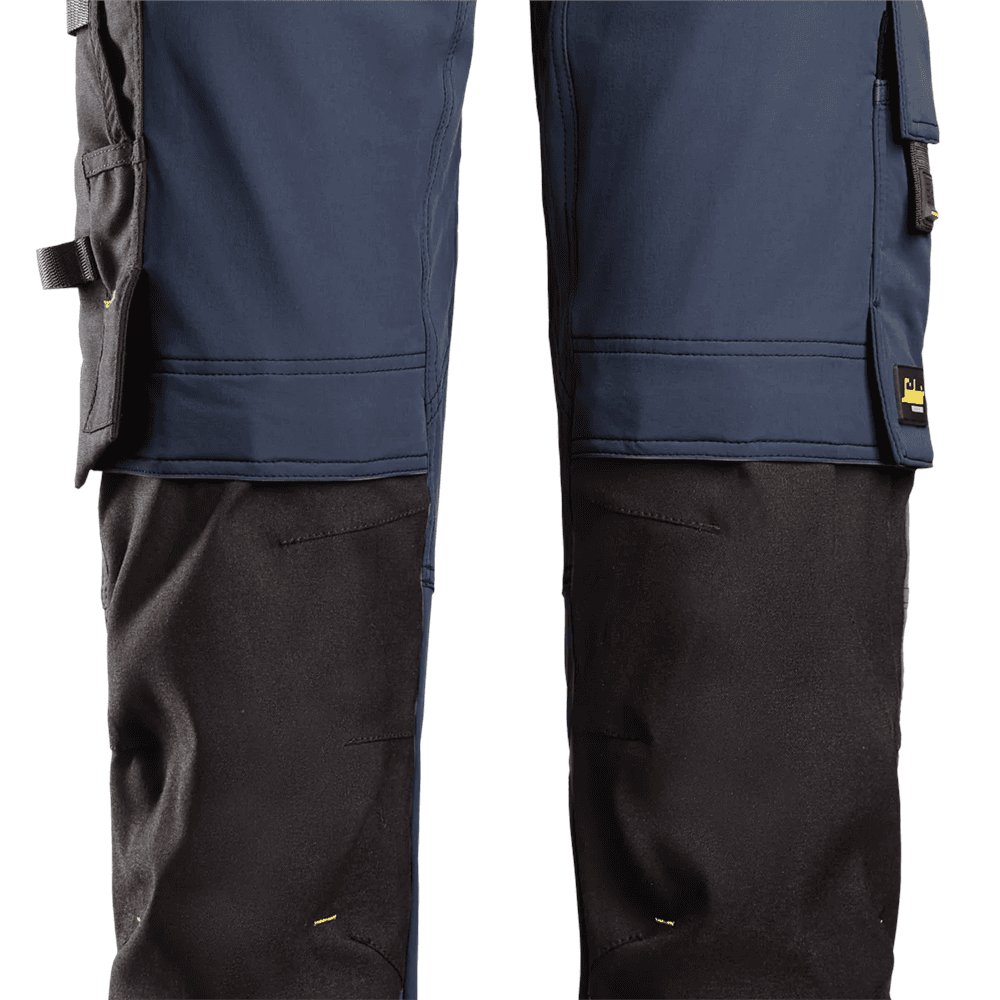 AllroundWork Full Stretch Trousers Holster Pockets Navy Black 88