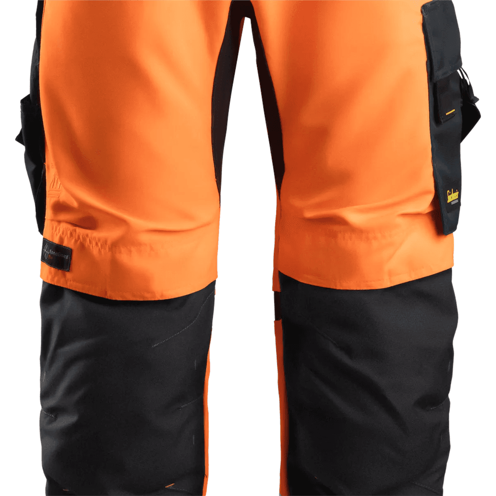 AllroundWork High Vis Work Trousers+ Class 2 High Vis Orange Steel 92
