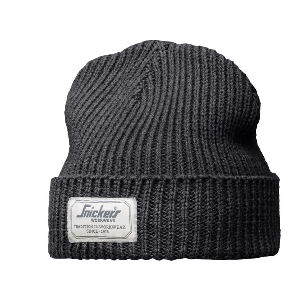 AllroundWork Fisherman Beanie Anthracite Melange