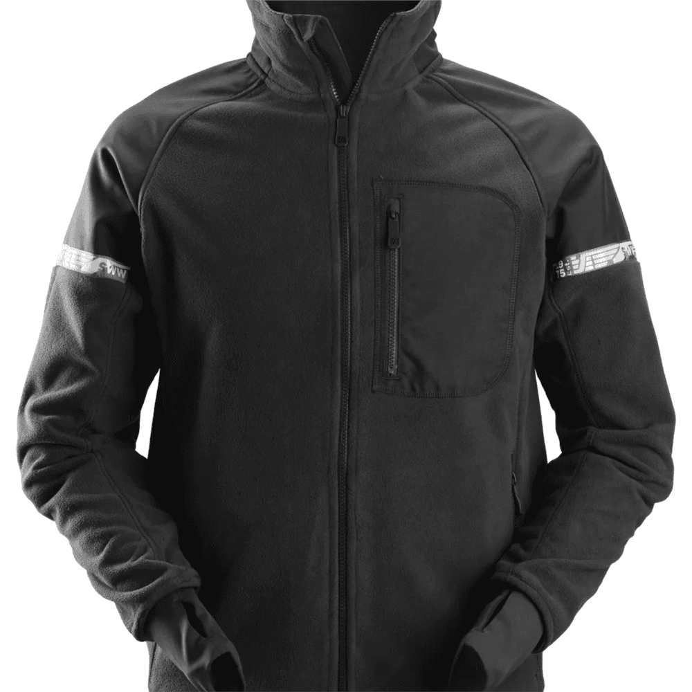 AllroundWork Windproof Fleece Jacket Black Black
