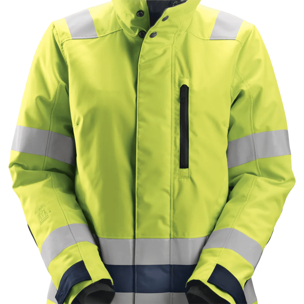AllroundWork High Vis 37.5® Insulated Jacket Class 2 3 High Vis Yellow Navy Regular