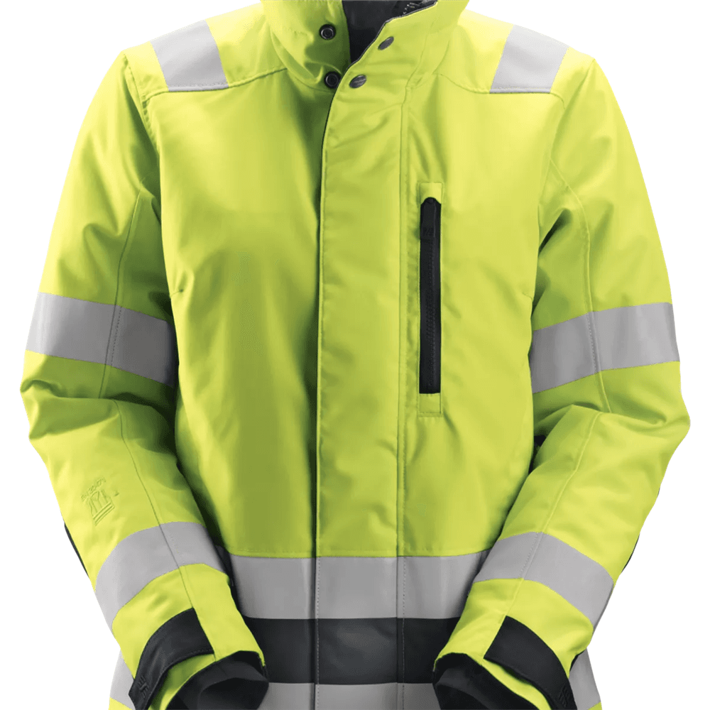 AllroundWork High Vis 37.5® Insulated Jacket Class 2 3 High Vis Yellow Steel Regular