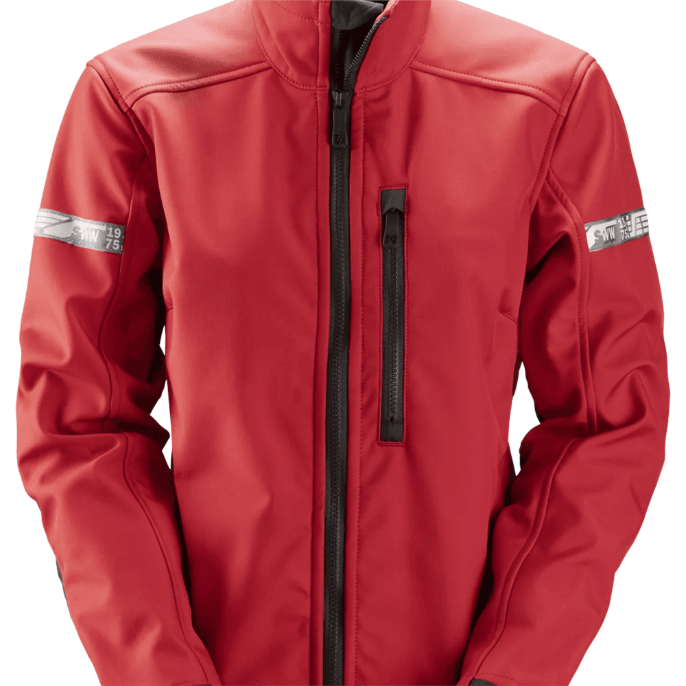 AllroundWork Softshell Jacket Chilli Red Black Regular