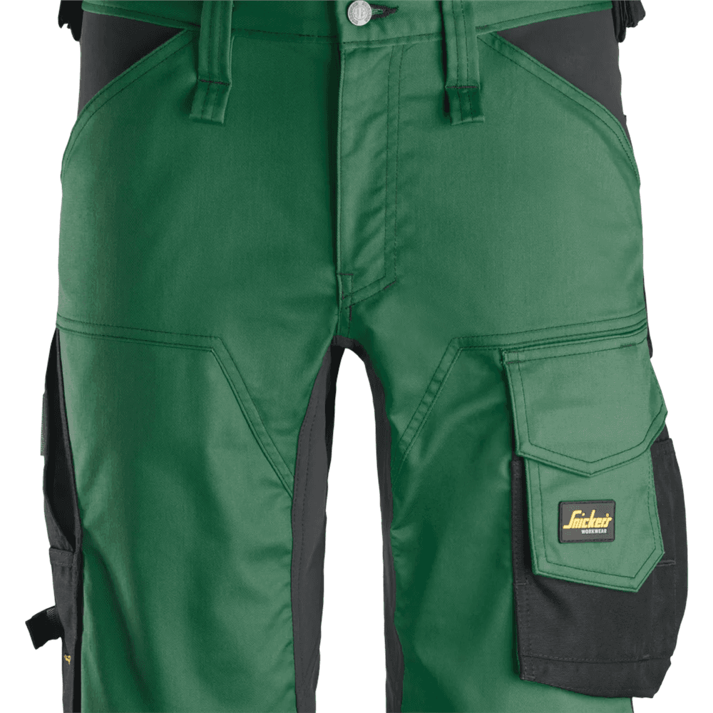 AllroundWork Stretch Shorts Forest Green Black 64