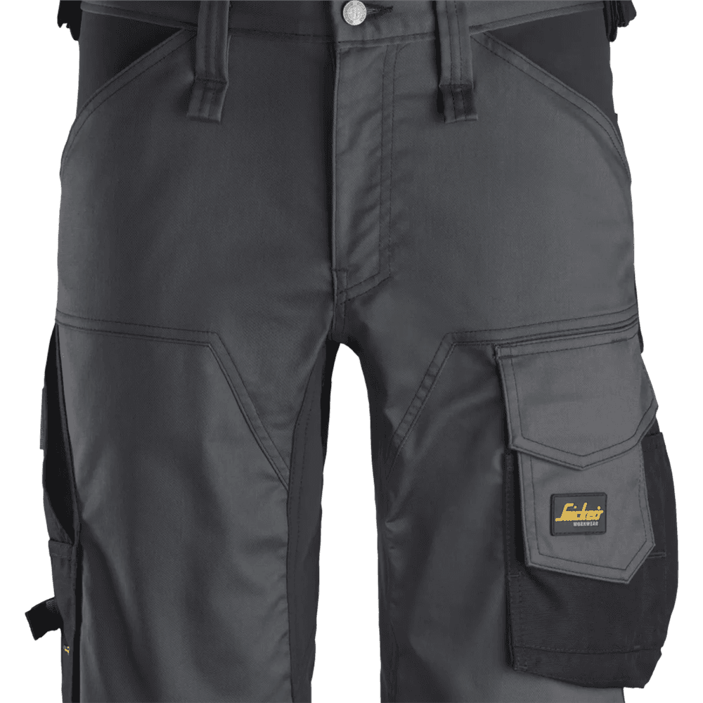 AllroundWork Stretch Shorts Steel Grey Black 44