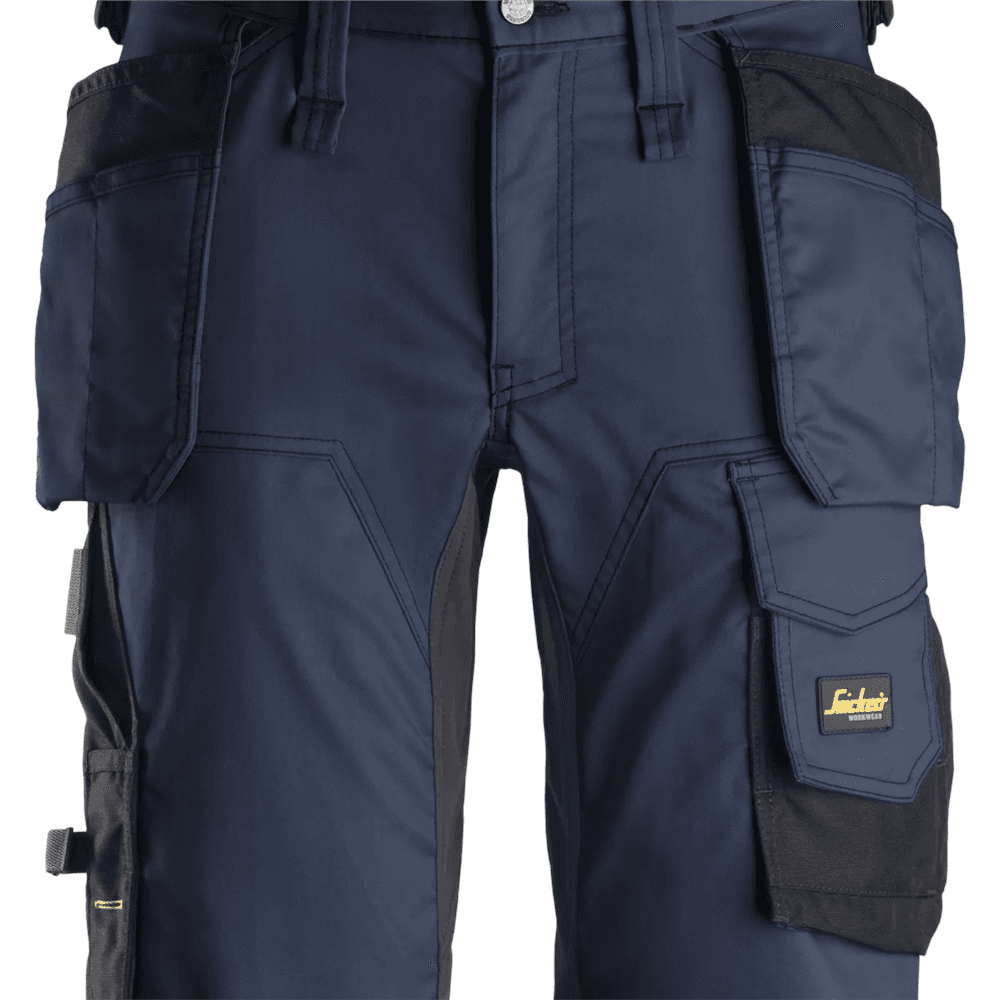 AllroundWork Stretch Shorts Holster Pockets Navy Black 54