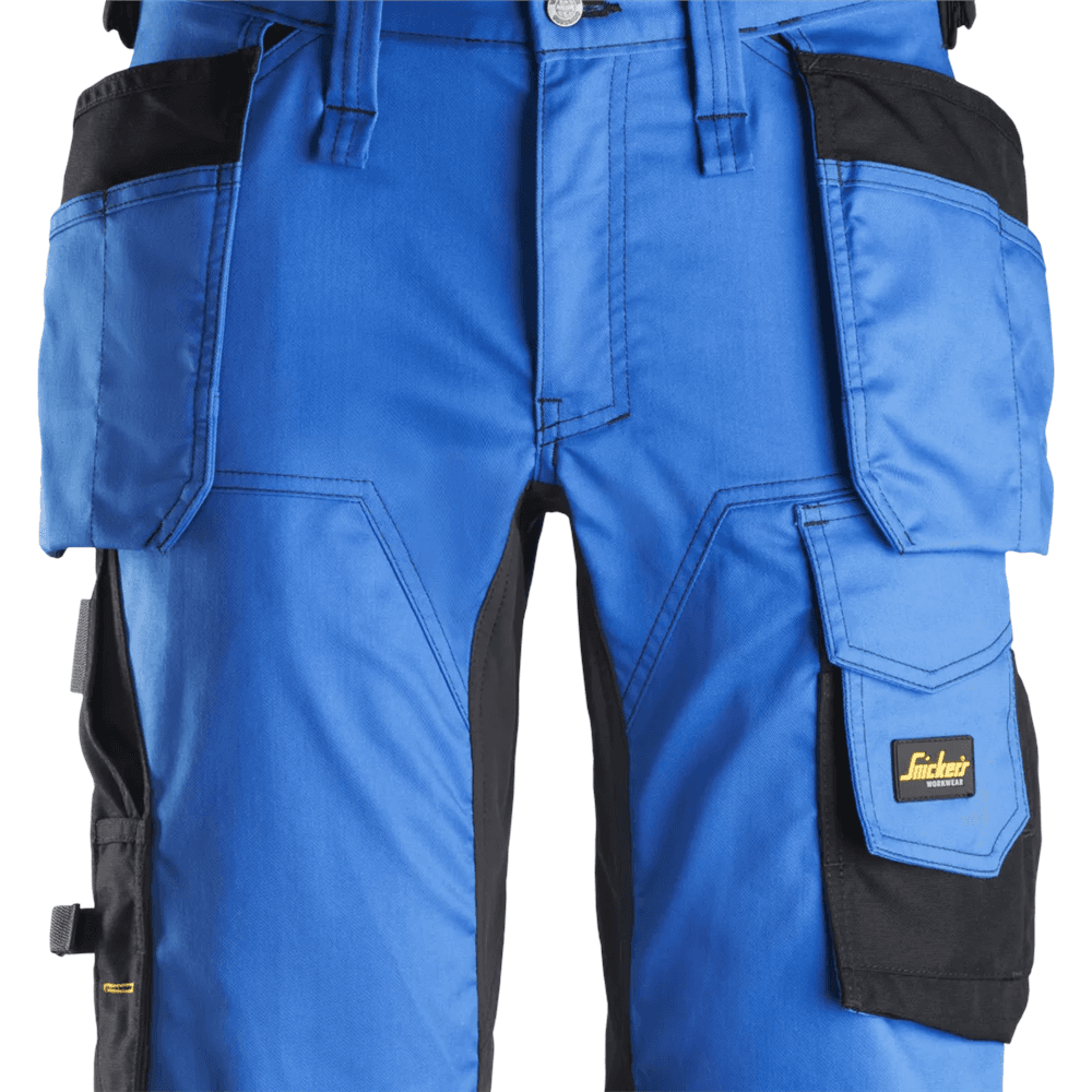 AllroundWork Stretch Shorts Holster Pockets True Blue Black 62