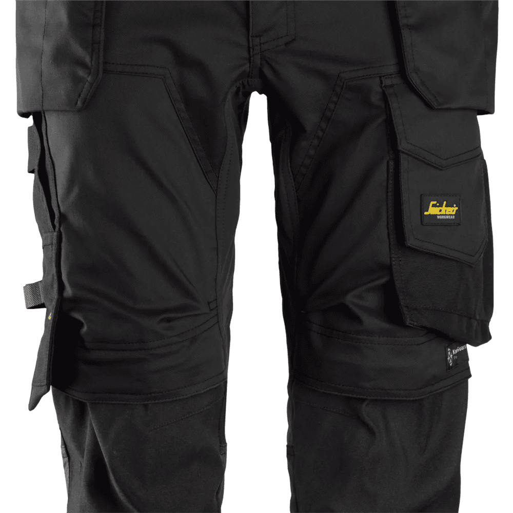 AllroundWork Stretch Pirates Holster Pockets Black Black 44