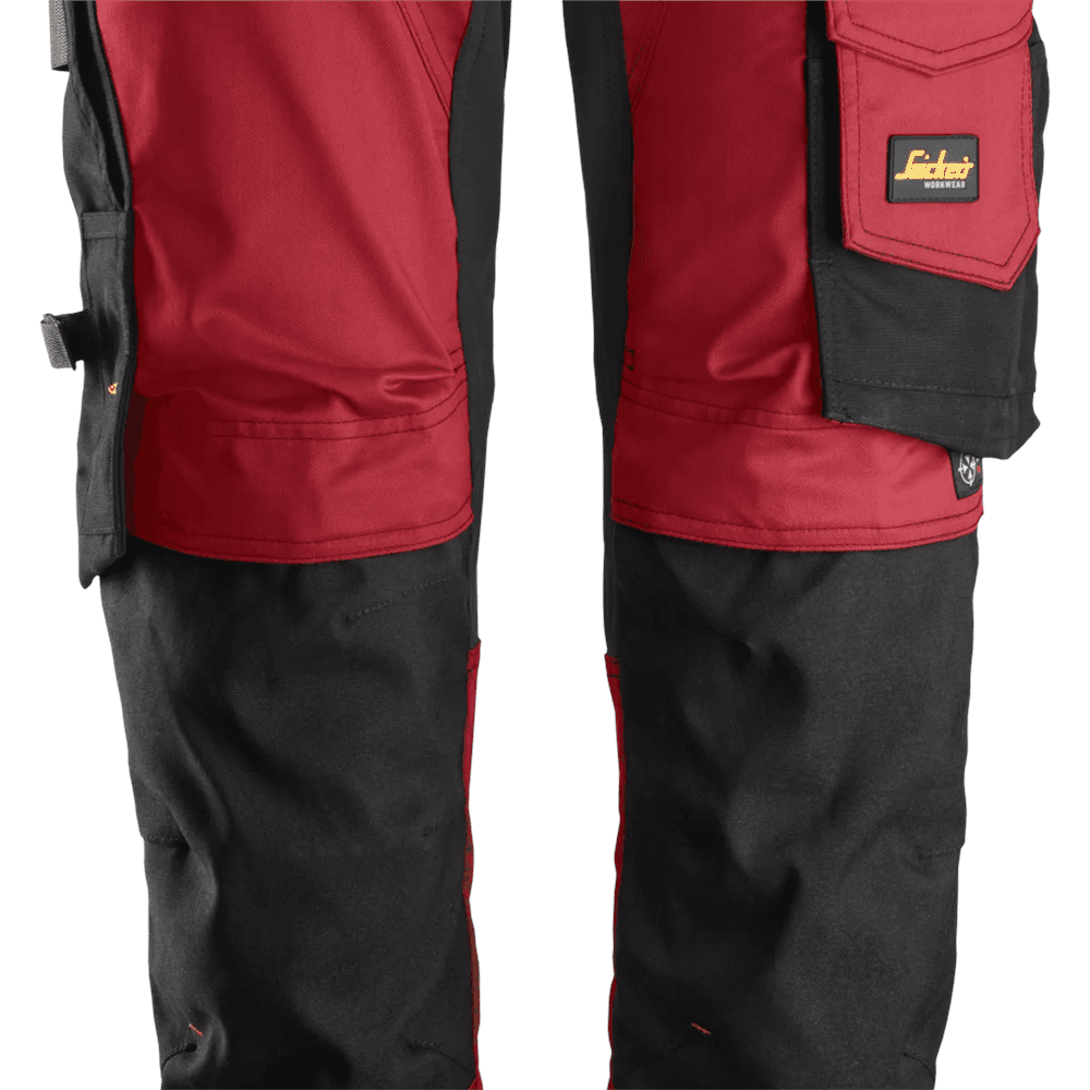 AllroundWork Stretch Trousers Chilli Red Black 192