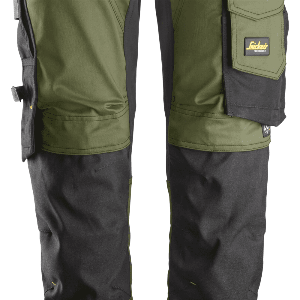 AllroundWork Stretch Trousers Green Black 148