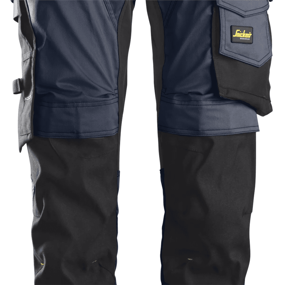 AllroundWork Stretch Trousers Holster Pockets Navy Black 108