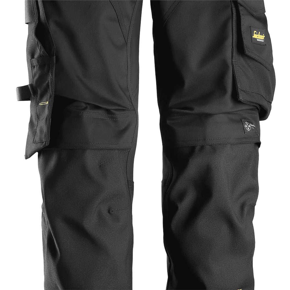AllroundWork Stretch Trousers Holster Pockets Black Black 42