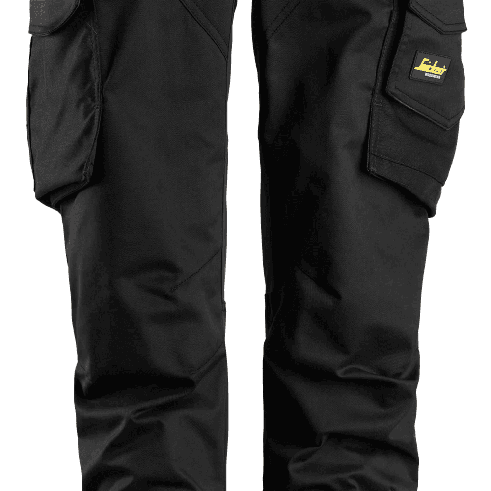 AllroundWork Stretch Trousers without Knee Pockets Black Black 38