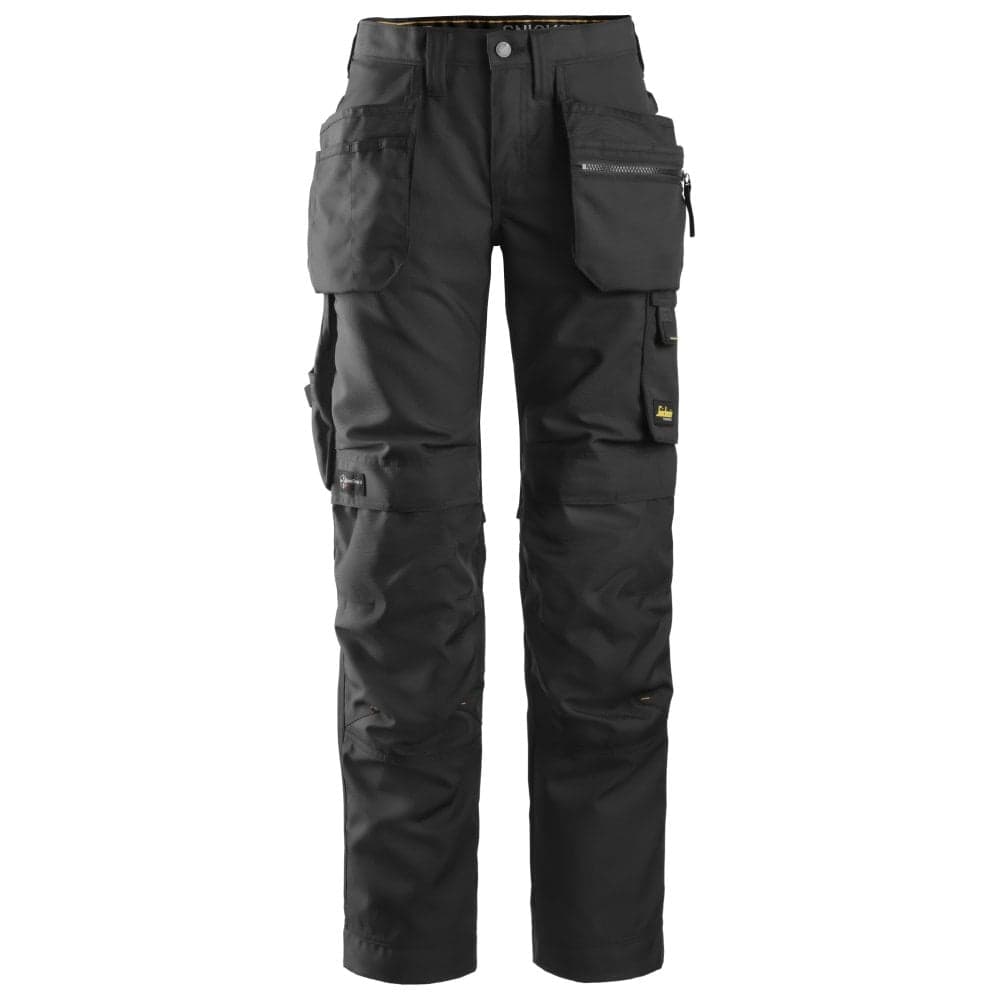 AllroundWork Work Trousers+ Holster Pockets Black Black 36