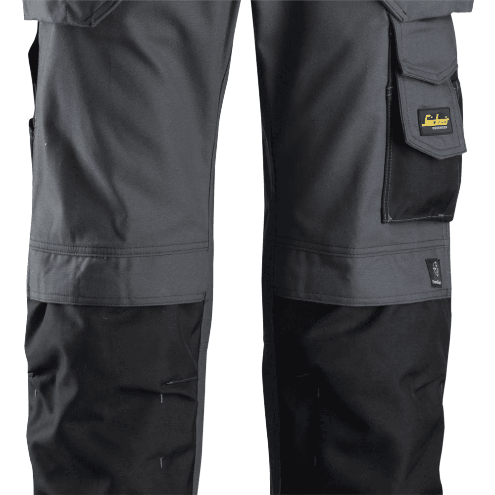 Craftsmen Holster Pockets Trousers Canvas+ Steel Grey Black Waist 33" Inside leg 35"