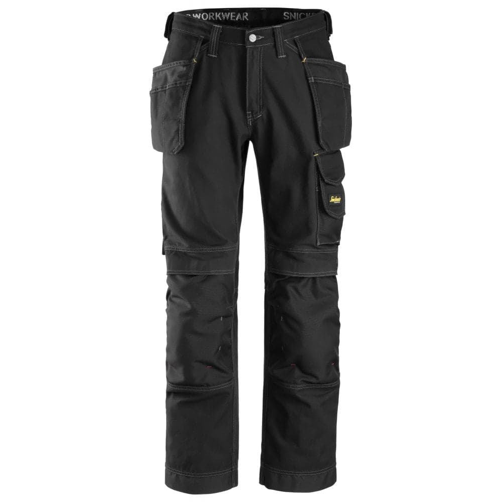Craftsmen Holster Pockets Trousers Comfort Cotton Black Black Waist 33" Inside leg 37"