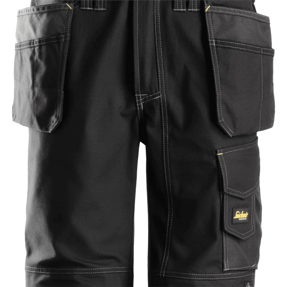 Craftsmen One piece Trousers Holster Pockets Canvas+ Black Black Waist 38" Inside leg 30"