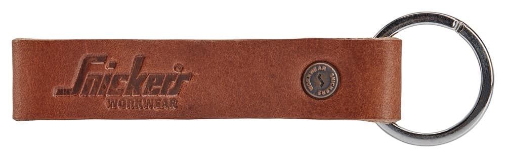 Leather Keyring 10 pcs Chocolate Brown