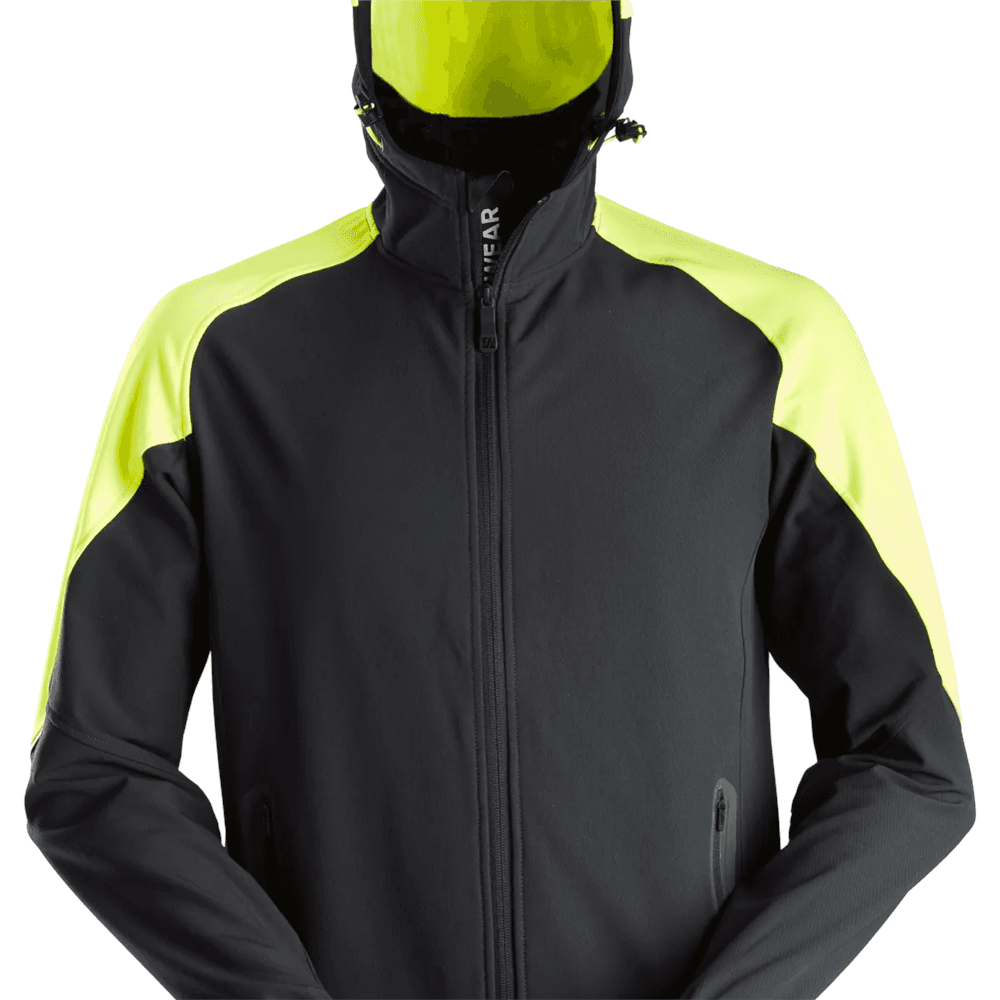 FlexiWork Neon Full Zip Hoodie Black Neon