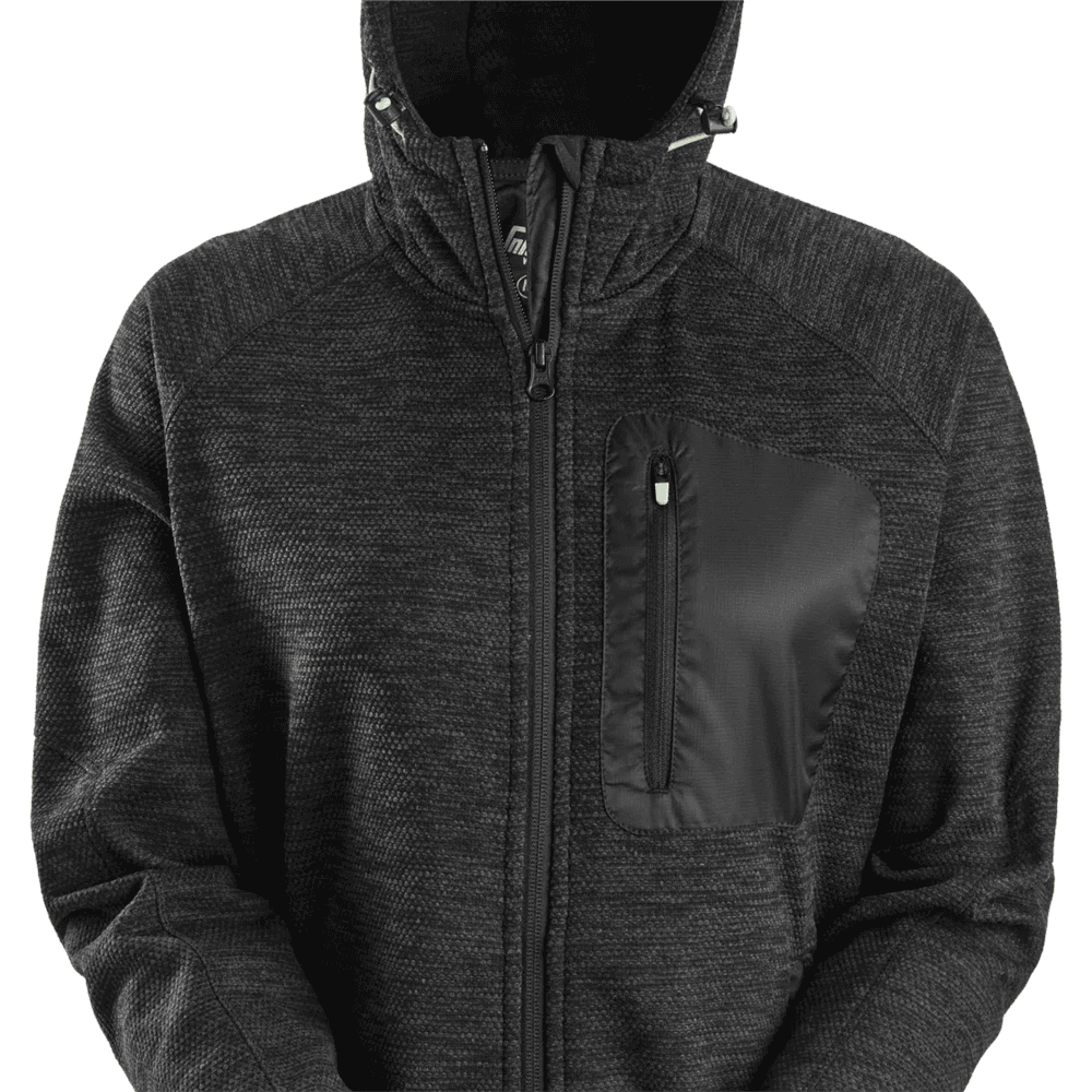 FlexiWork Fleece Hoodie Black Black