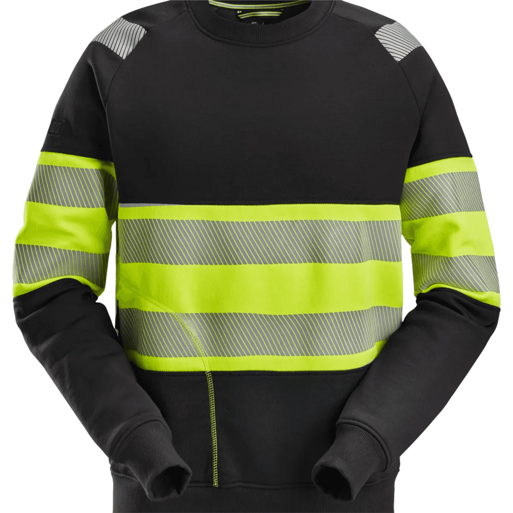 High Vis Class 1 Sweatshirt High Vis Yellow Black S