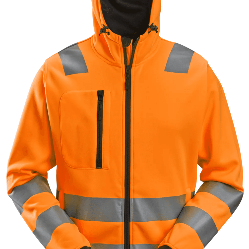 High Vis Class 2 3 Full Zip Hoodie High Vis S