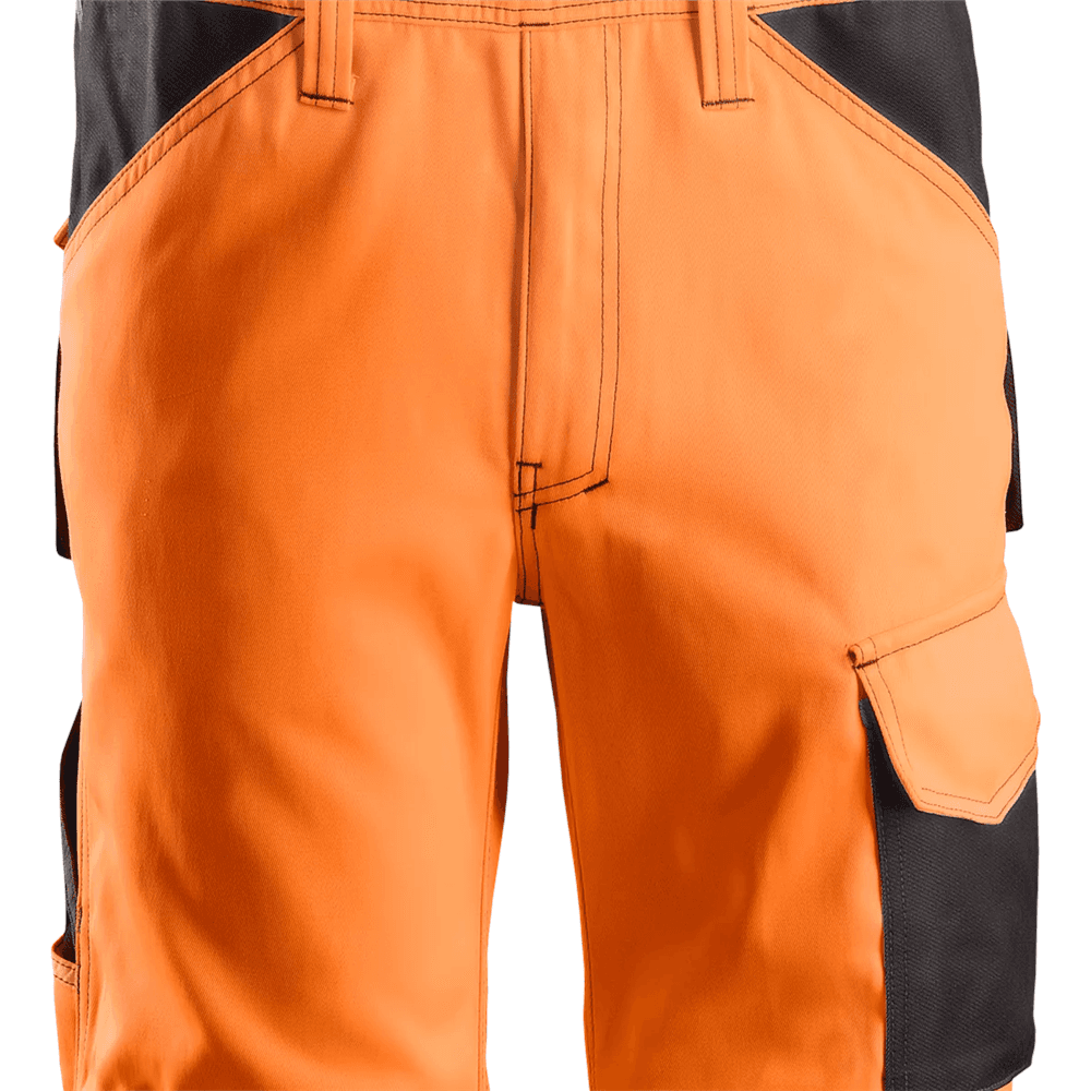 High Vis Bib & Brace Trousers Class 2 High Vis Orange Muted 56