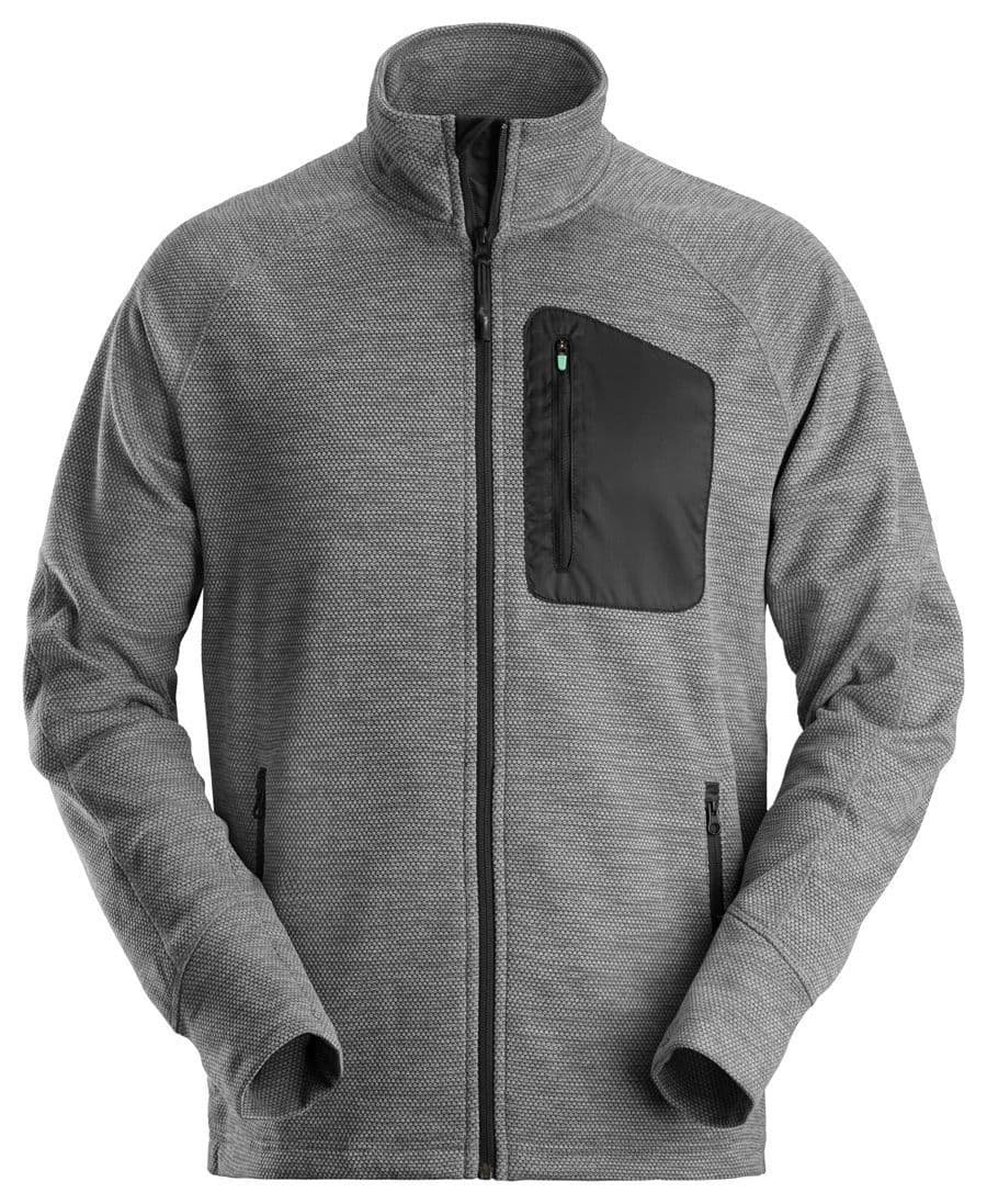 FlexiWork Fleece Jacket Grey Black