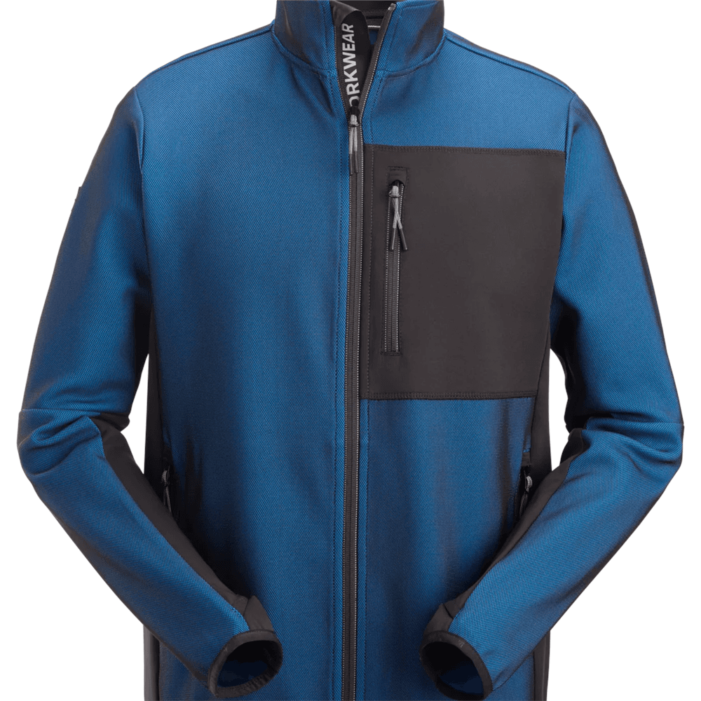 FlexiWork Full Zip Midlayer Jacket True Blue Black