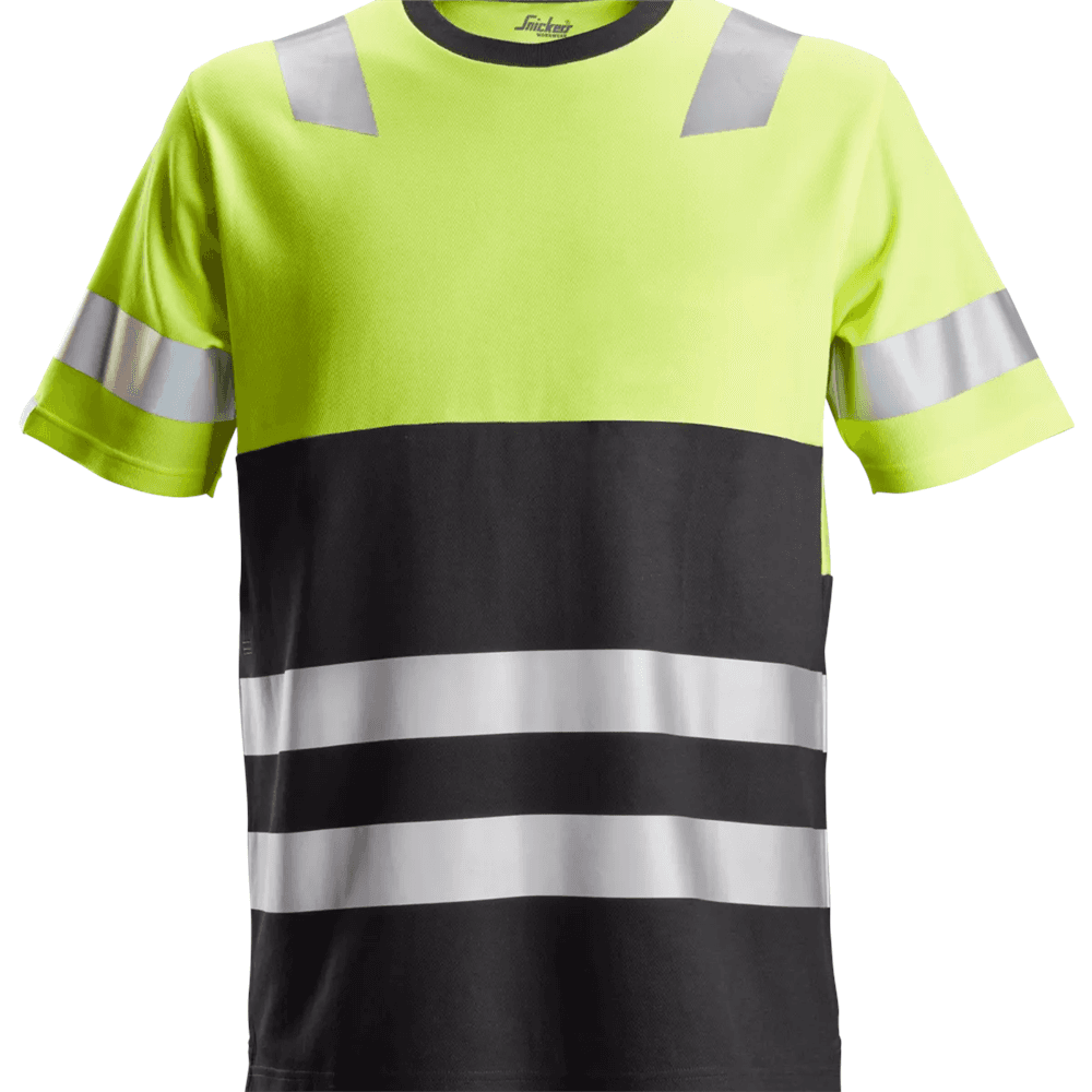 High Vis Class 1 T Shirt High Vis Yellow Black