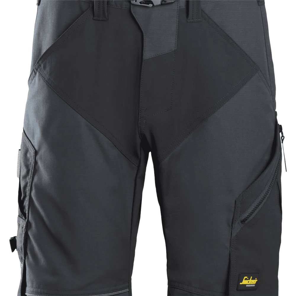 FlexiWork Work Shorts+ Steel Grey Black 54