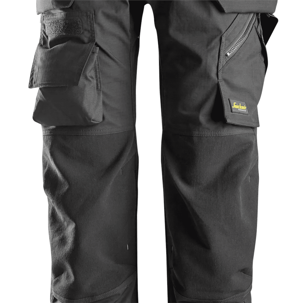 FlexiWork Floorlayer Trousers+ Holster Pockets Black Black 104