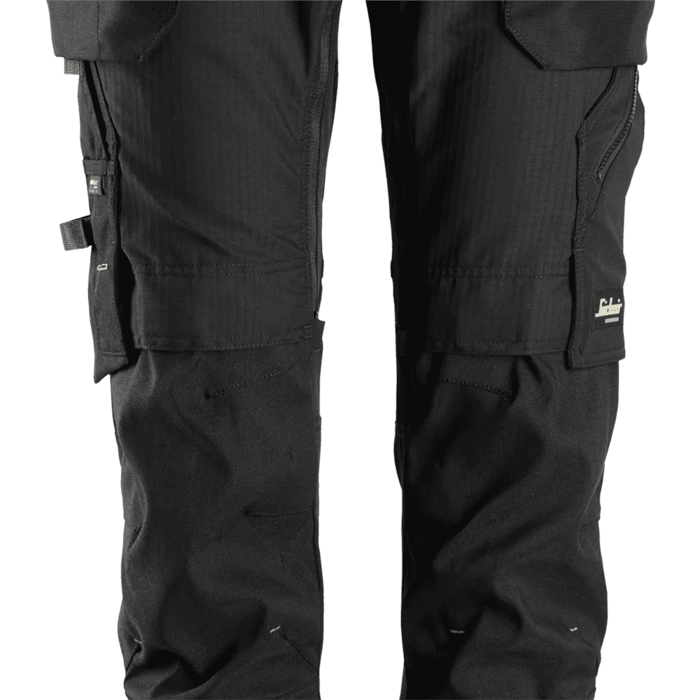 FlexiWork Work Trousers+ Detachable Holster Pockets Black Black 256