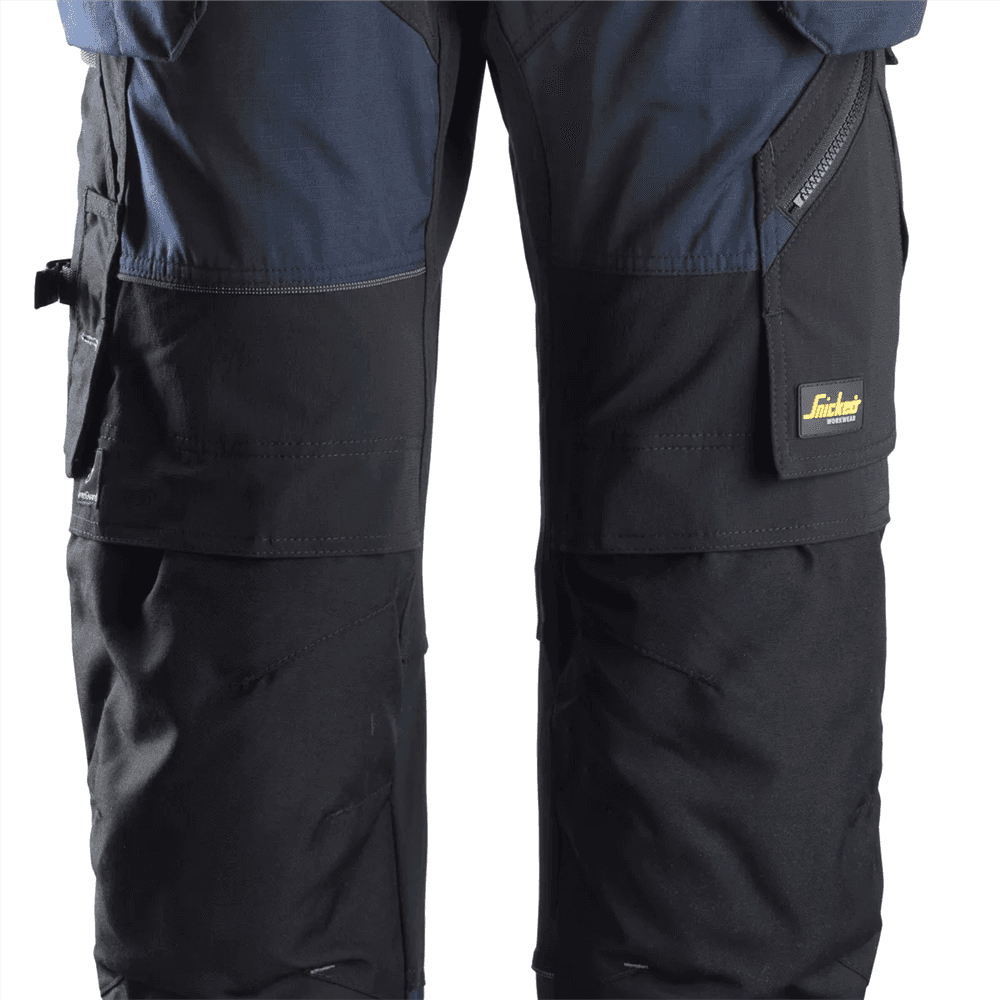 FlexiWork Work Trousers+ Holster Pockets Navy Black 208