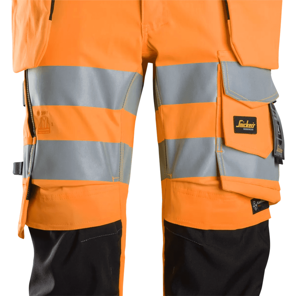 High Vis Class 1 2 Stretch Pirates Holster Pockets High Vis Orange Black 50