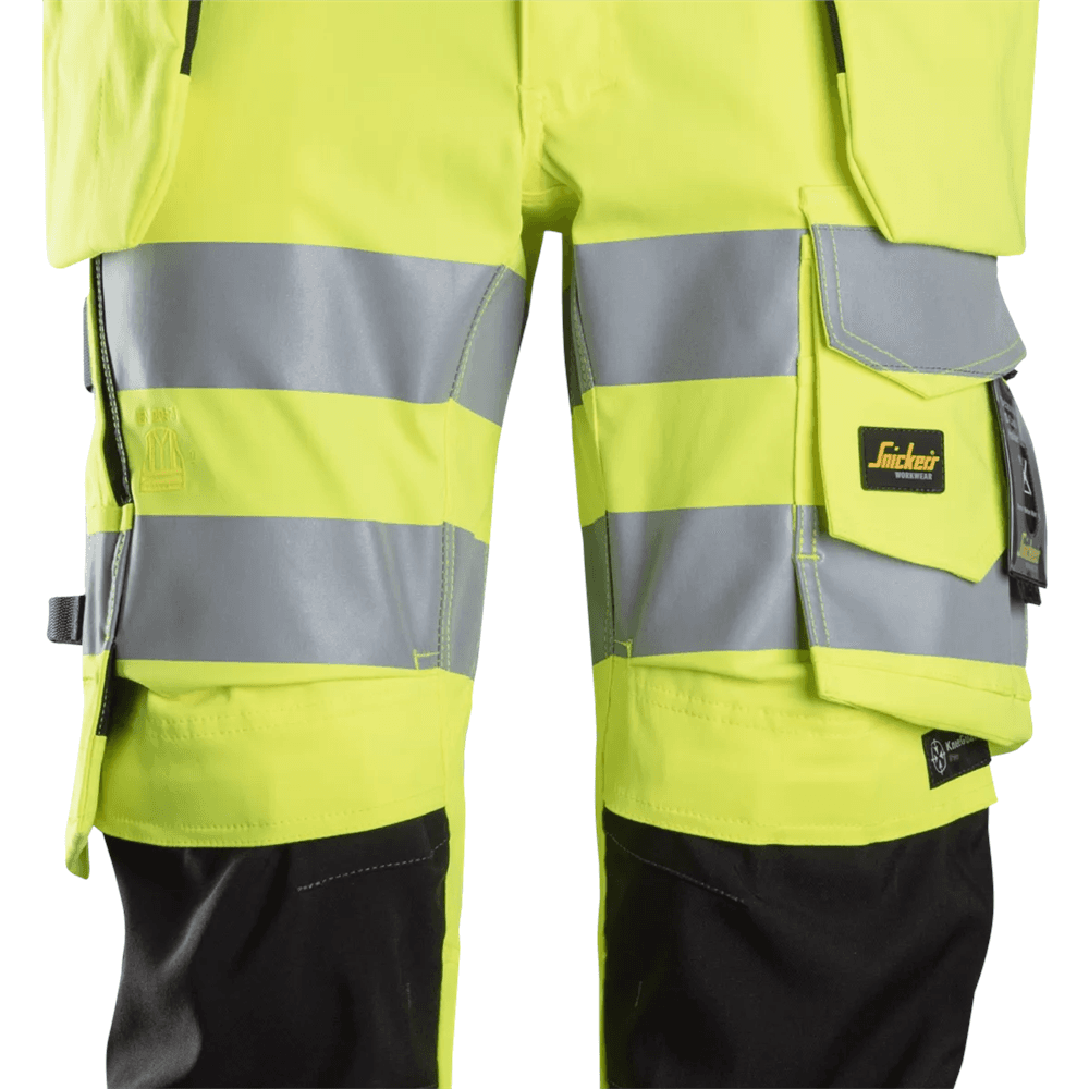 High Vis Class 1 2 Stretch Pirates Holster Pockets High Vis Yellow Black 60